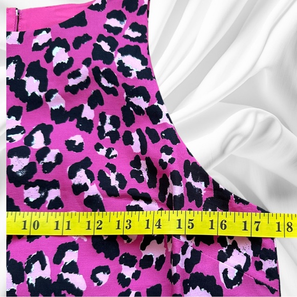 NWT Tyler Boe Melissa Linen Blend Animal Print Sleeveless Tunic Top Pink Small - Picture 7 of 10